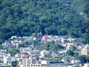 The Kitano-cho neighborhood.